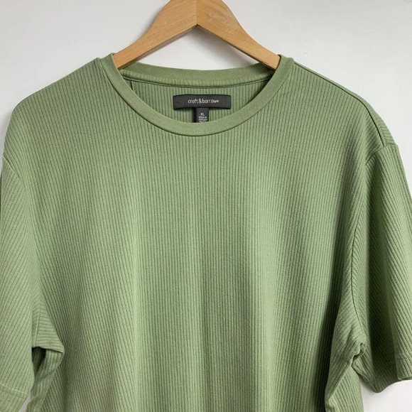 Croft & Barrow Women's Ribbed Cotton ( Lot of 2) Crew Neck Short Sleeves Size XL - Picture 10 of 15